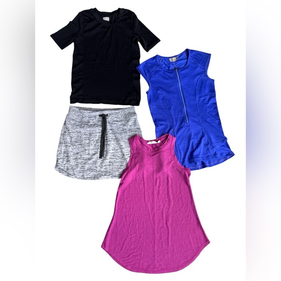 🌟Athleta Bundle Three Tops and a Skirt - Picture 1 of 9